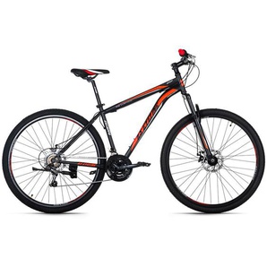 KS Cycling Mountainbike, Rot, Schwarz, Metall, 134x20.5x74 cm, Freizeit, Sport & Fitness, Fahrräder