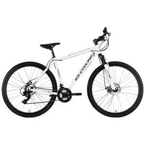 KS Cycling Mountainbike Hardtail Heist 552M, Weiß, Metall, 180x70x80 cm, Freizeit, Sport & Fitness, Fahrräder
