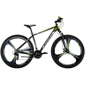 KS Cycling Mountainbike, Schwarz, Grün, Metall, 139x76x21 cm, Freizeit, Sport & Fitness, Fahrräder