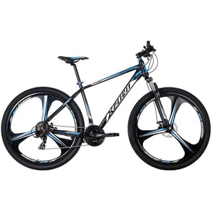 KS Cycling Mountainbike Hardtail Xplicit 580M, Blau, Schwarz, Metall, 139x76x21 cm, Freizeit, Sport & Fitness, Fahrräder