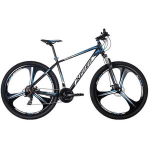 KS Cycling Mountainbike, Blau, Schwarz, Metall, 139x76x21 cm, Freizeit, Sport & Fitness, Fahrräder