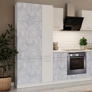 Küche Toni 290 cm Küchenzeile Küchenblock Singleküche Einbauküche