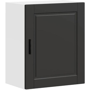 Küchen-Hängeschrank Porto Schwarz Holzwerkstoff Vidaxl