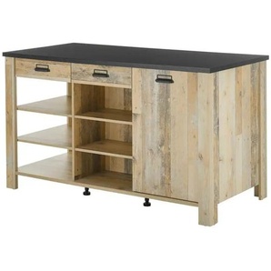 Kücheninsel DS Sherwood ¦ holzfarben ¦ Maße (cm): B: 162 H: 93 T: 77.0