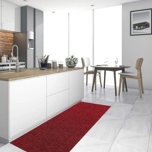Küchenläufer PRIMAFLOR-IDEEN IN TEXTIL PICOLLO Teppiche Gr. B/L: 100 cm x 450 cm, 8 mm, 1 St., rot Küchenläufer