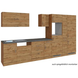 Küchenleerblock , Eiche , 360x200x60 cm , individuell planbar , Küchen, Küchenmöbel, Küchenzeilen ohne Geräte