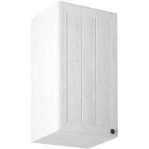 Küchenoberschrank mit einer Tür PROVENCE 40 cm weiß Links