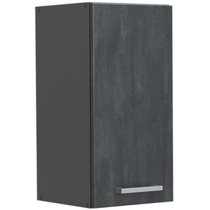 Küchenoberschrank R-Line, Schwarz Beton, 30 cm, Vicco