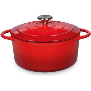 Küchenprofi Bratentopf Provence, Rot, Metall, 4,2 L, 11.5 cm, Kochen, Töpfe, Bräter