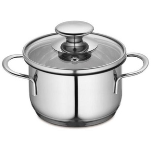 Küchenprofi Kochtopf Capri, Edelstahl, Metall, 1,00 L, 10.8 cm, Kochen, Töpfe, Kochtöpfe