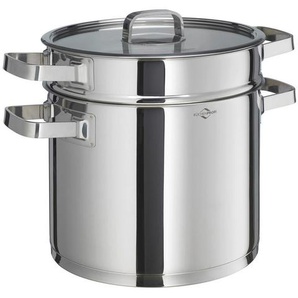 Küchenprofi Pastatopf SAN Remo, Edelstahl, Metall, 6 L, 23.5x27x30 cm, Kochen, Töpfe, Diverse Spezialtöpfe
