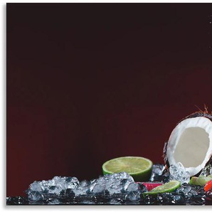 Küchenrückwand ARTLAND Frischer Fruchtcocktail Spritzschutzwände Gr. B/H: 120 cm x 50 cm, bunt Küchendekoration