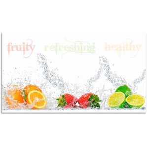 Küchenrückwand ARTLAND Fruchtig erfrischend gesund Fruchtmix Spritzschutzwände Gr. B/H: 100 cm x 55 cm, bunt Küchendekoration