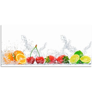 Küchenrückwand ARTLAND Fruchtig erfrischend gesund Fruchtmix Spritzschutzwände Gr. B/H: 110 cm x 50 cm, bunt Küchendekoration