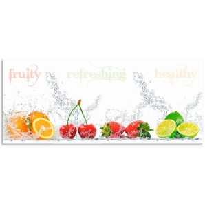 Küchenrückwand ARTLAND Fruchtig erfrischend gesund Fruchtmix Spritzschutzwände Gr. B/H: 120 cm x 50 cm, bunt Küchendekoration