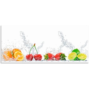 Küchenrückwand ARTLAND Fruchtig erfrischend gesund Fruchtmix Spritzschutzwände Gr. B/H: 130 cm x 55 cm, bunt Küchendekoration
