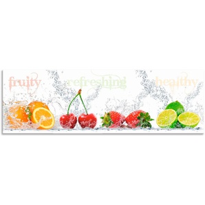 Küchenrückwand ARTLAND Fruchtig erfrischend gesund Fruchtmix Spritzschutzwände Gr. B/H: 160 cm x 50 cm, bunt Küchendekoration