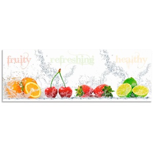 Küchenrückwand ARTLAND Fruchtig erfrischend gesund Fruchtmix Spritzschutzwände Gr. B/H: 160 cm x 55 cm, bunt Küchendekoration