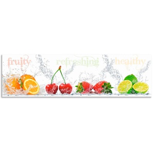 Küchenrückwand ARTLAND Fruchtig erfrischend gesund Fruchtmix Spritzschutzwände Gr. B/H: 180 cm x 50 cm, bunt Küchendekoration