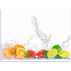 Küchenrückwand ARTLAND Fruchtig erfrischend gesund Fruchtmix Spritzschutzwände Gr. B/H: 80 cm x 60 cm, bunt Küchendekoration