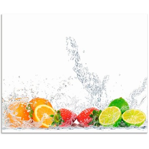 Küchenrückwand ARTLAND Fruchtig erfrischend gesund Fruchtmix Spritzschutzwände Gr. B/H: 80 cm x 65 cm, bunt Küchendekoration