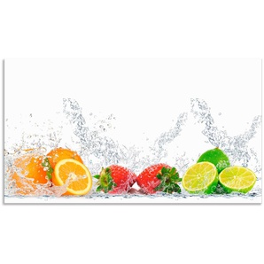 Küchenrückwand ARTLAND Fruchtig erfrischend gesund Fruchtmix Spritzschutzwände Gr. B/H: 90 cm x 50 cm, bunt Küchendekoration