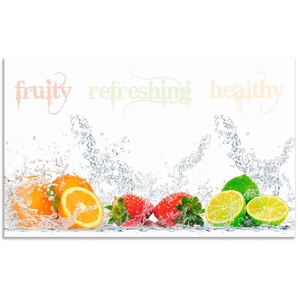 Küchenrückwand ARTLAND Fruchtig erfrischend gesund Fruchtmix Spritzschutzwände Gr. B/H: 90 cm x 55 cm, bunt Küchendekoration