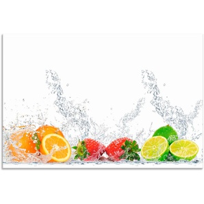 Küchenrückwand ARTLAND Fruchtig erfrischend gesund Fruchtmix Spritzschutzwände Gr. B/H: 90 cm x 60 cm, bunt Küchendekoration