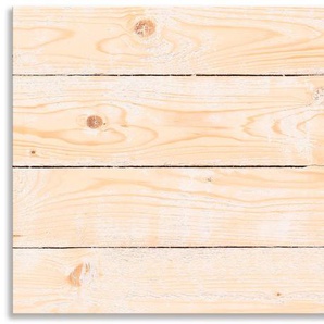 Küchenrückwand ARTLAND Holzstruktur Spritzschutzwände Gr. B/H: 120 cm x 50 cm, beige (naturfarben) Küchendekoration Alu Spritzschutz mit Klebeband, einfache Montage