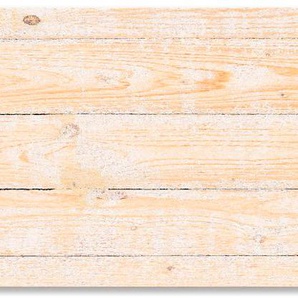Küchenrückwand ARTLAND Holzstruktur Spritzschutzwände Gr. B/H: 170 cmx60 cm, beige (naturfarben) Küchendekoration Spritzschutzwände Alu Spritzschutz mit Klebeband, einfache Montage