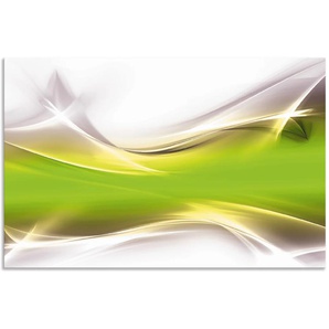 Küchenrückwand ARTLAND Kreatives Element Spritzschutzwände Gr. B/H: 100 cm x 65 cm, grün Küchendekoration