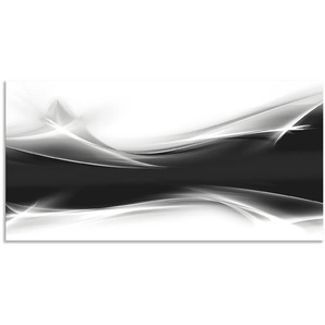 Küchenrückwand ARTLAND Kreatives Element Spritzschutzwände Gr. B/H: 110 cm x 55 cm, schwarz Küchendekoration