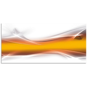 Küchenrückwand ARTLAND Kreatives Element Spritzschutzwände Gr. B/H: 140 cmx65 cm, goldfarben Küchendekoration Spritzschutzwände Alu Spritzschutz mit Klebeband, einfache Montage