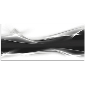 Küchenrückwand ARTLAND Kreatives Element Spritzschutzwände Gr. B/H: 150 cm x 65 cm, schwarz Küchendekoration