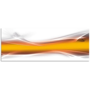 Küchenrückwand ARTLAND Kreatives Element Spritzschutzwände Gr. B/H: 150 cmx55 cm, goldfarben Küchendekoration Spritzschutzwände Alu Spritzschutz mit Klebeband, einfache Montage