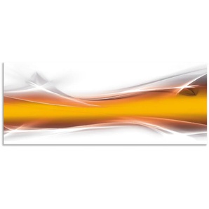 Küchenrückwand ARTLAND Kreatives Element Spritzschutzwände Gr. B/H: 150 cmx60 cm, goldfarben Küchendekoration Spritzschutzwände Alu Spritzschutz mit Klebeband, einfache Montage