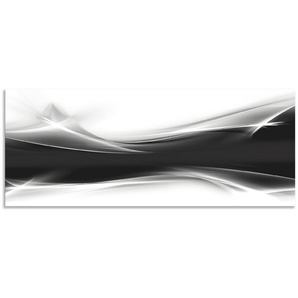 Küchenrückwand ARTLAND Kreatives Element Spritzschutzwände Gr. B/H: 150 cmx60 cm, schwarz Küchendekoration Spritzschutzwände Alu Spritzschutz mit Klebeband, einfache Montage