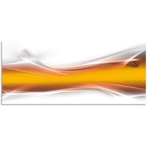 Küchenrückwand ARTLAND Kreatives Element Spritzschutzwände Gr. B/H: 150 cmx65 cm, goldfarben Küchendekoration Spritzschutzwände Alu Spritzschutz mit Klebeband, einfache Montage