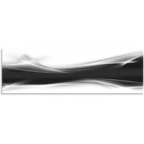 Küchenrückwand ARTLAND Kreatives Element Spritzschutzwände Gr. B/H: 160 cm x 50 cm, schwarz Küchendekoration