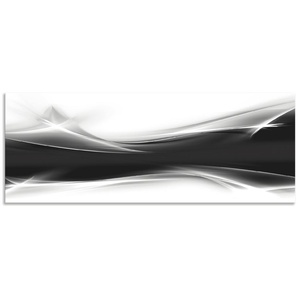 Küchenrückwand ARTLAND Kreatives Element Spritzschutzwände Gr. B/H: 160 cmx60 cm, schwarz Küchendekoration Spritzschutzwände Alu Spritzschutz mit Klebeband, einfache Montage