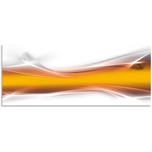 Küchenrückwand ARTLAND Kreatives Element Spritzschutzwände Gr. B/H: 160 cmx65 cm, goldfarben Küchendekoration Spritzschutzwände Alu Spritzschutz mit Klebeband, einfache Montage