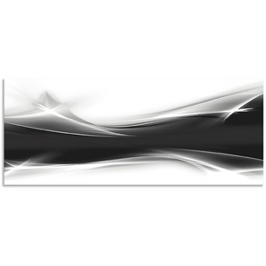 Küchenrückwand ARTLAND Kreatives Element Spritzschutzwände Gr. B/H: 160 cmx65 cm, schwarz Küchendekoration Spritzschutzwände Alu Spritzschutz mit Klebeband, einfache Montage