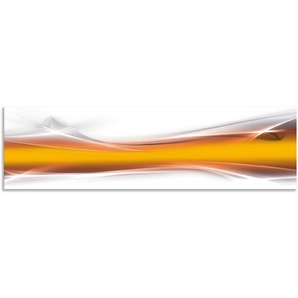 Küchenrückwand ARTLAND Kreatives Element Spritzschutzwände Gr. B/H: 180 cmx50 cm, goldfarben Küchendekoration Spritzschutzwände Alu Spritzschutz mit Klebeband, einfache Montage