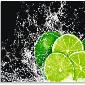 Küchenrückwand ARTLAND Limone mit Spritzwasser Spritzschutzwände Gr. B/H: 150 cm x 60 cm, grün Küchendekoration