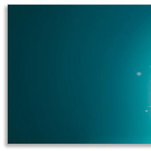 Küchenrückwand ARTLAND Magie der Lotus-Blume Spritzschutzwände Gr. B/H: 170 cmx50 cm, blau Küchendekoration Spritzschutzwände Alu Spritzschutz mit Klebeband, einfache Montage
