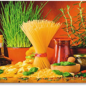 Küchenrückwand ARTLAND Mediterranes und italienisches Essen Spritzschutzwände Gr. B/H: 170 cm x 60 cm, bunt Küchendekoration