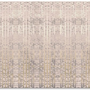 Küchenrückwand ARTLAND Muster Spritzschutzwände Gr. B/H: 120 cm x 65 cm, beige (naturfarben) Küchendekoration Alu Spritzschutz mit Klebeband, einfache Montage