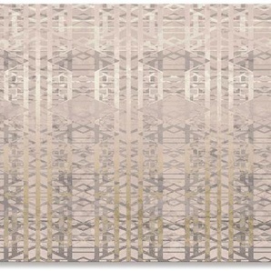 Küchenrückwand ARTLAND Muster Spritzschutzwände Gr. B/H: 130 cmx50 cm, beige (naturfarben) Küchendekoration Spritzschutzwände Alu Spritzschutz mit Klebeband, einfache Montage