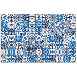 Küchenrückwand ARTLAND Orientalische Fliesen Spritzschutzwände Gr. B/H: 100 cm x 65 cm, blau Küchendekoration