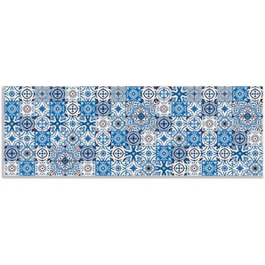 Küchenrückwand ARTLAND Orientalische Fliesen Spritzschutzwände Gr. B/H: 160 cmx55 cm, blau Küchendekoration Spritzschutzwände Alu Spritzschutz mit Klebeband, einfache Montage